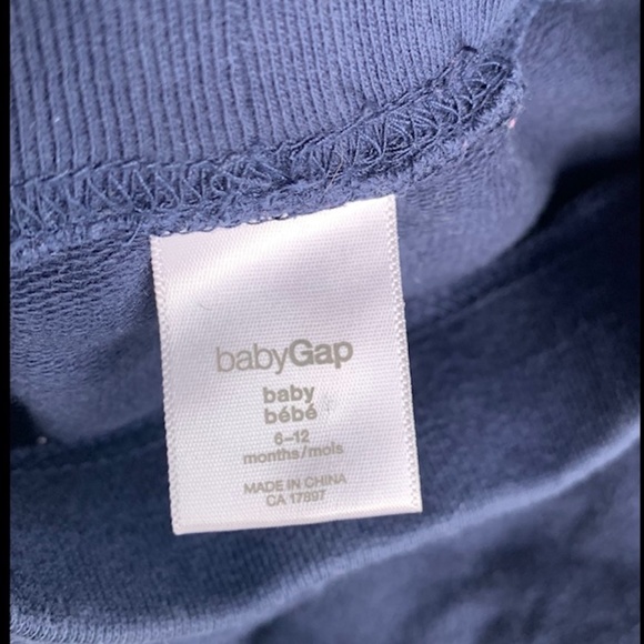 Baby GAP Blue Sweat Shorts SIZE 6-12 months - Picture 4 of 4
